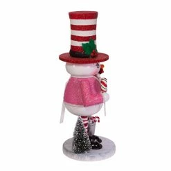Discount ❤️ Kurt S. Adler, Inc. Snowmen / Santas Nutcrackers Kurt Adler 12 In. Hollywood Snowman Nutcracker 😉 -Nutcrackers Sales Store detail2KSA3653