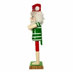 Cheapest 🎁 Kurt S. Adler, Inc. Snowmen / Santas Nutcrackers Kurt Adler 15 In. Wooden Yoga Santa Nutcracker 😀 -Nutcrackers Sales Store detail2KSA3666