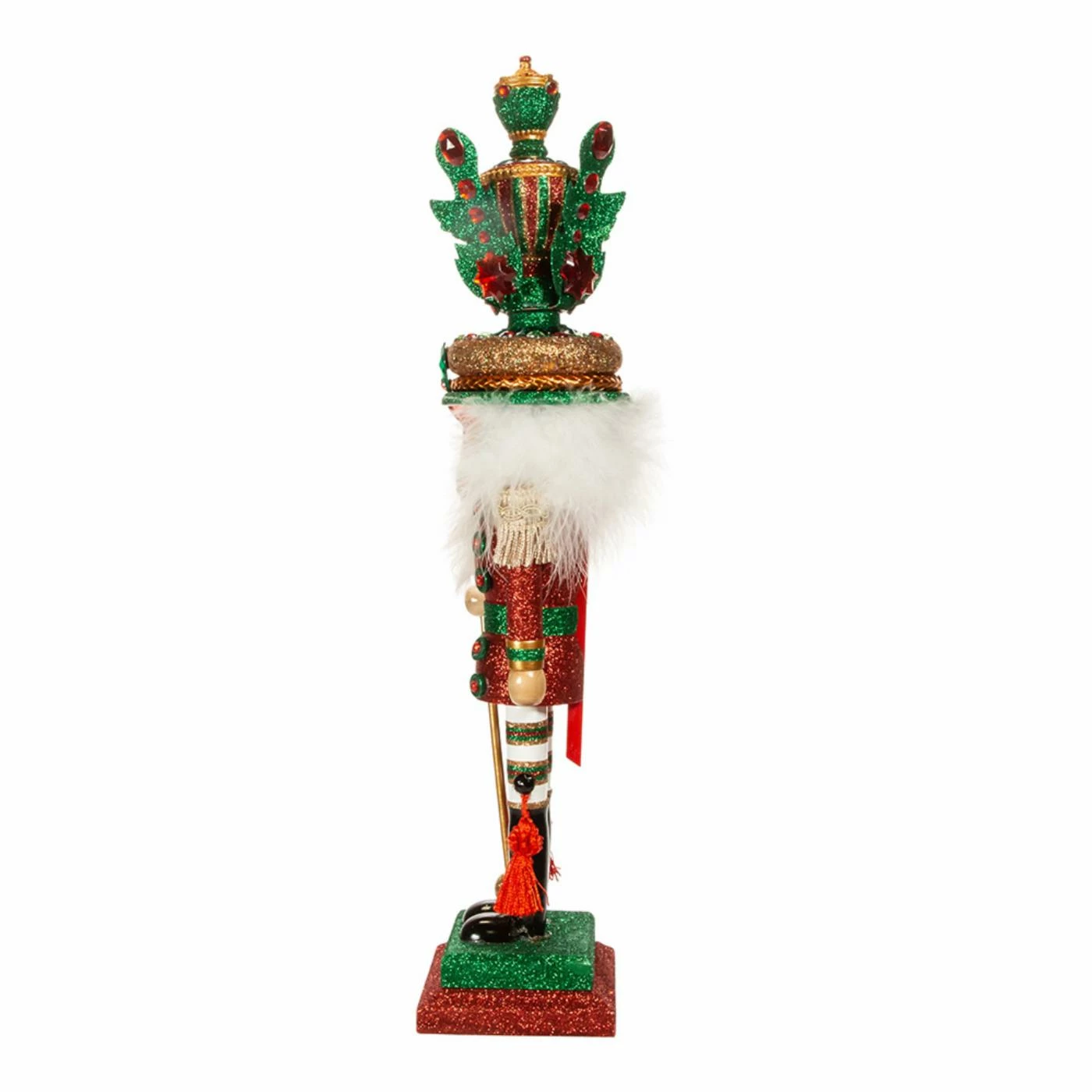 Brand new ๐ Kurt S. Adler, Inc. Nutcrackers Kurt Adler 18 In. Hollywood Red And Green Leaves Hat Nutcracker โญ 5 Brand new ๐ Kurt S. Adler, Inc. Nutcrackers Kurt Adler 18 In. Hollywood Red And Green Leaves Hat Nutcracker โญ - Image 3