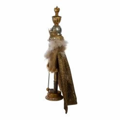 Best Pirce ⌛ Kurt S. Adler, Inc. Nutcrackers Kurt Adler 17.5 In. Hollywood Gold With Fuzzy Cape King Nutcracker ⌛ -Nutcrackers Sales Store detail2KSA3722