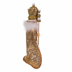 New 👍 Kurt S. Adler, Inc. Nutcrackers Kurt Adler 17.5 In. Hollywood Gold King Nutcracker 💯 -Nutcrackers Sales Store detail2KSA3724