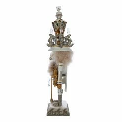 Best Pirce ✔️ Kurt S. Adler, Inc. Nutcrackers Kurt Adler 19 In. Hollywood White And Gold King Nutcracker 🔥 -Nutcrackers Sales Store detail2KSA3772