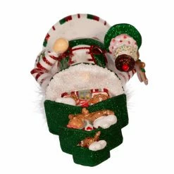 Cheapest 🔔 Nutcrackers Kurt S. Adler 15 In. Hollywood LED Gingerbread House Hat Nutcracker 💯 -Nutcrackers Sales Store detail3KSA3276