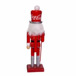 Flash Sale 👏 Nutcrackers Kurt Adler 10 In. Wooden Coca-Cola Nutcracker 🛒 -Nutcrackers Sales Store detail3KSA3630