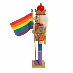Cheap ✔️ Kurt S. Adler, Inc. Nutcrackers Kurt Adler 12 In. Wooden Gay Pride Nutcracker 😉 -Nutcrackers Sales Store detail3KSA3651