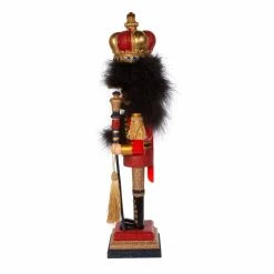 New ✨ Kurt S. Adler, Inc. Nutcrackers Kurt Adler 18 In. Hollywood Red And Gold Soldier Nutcracker 😉 -Nutcrackers Sales Store detail3KSA3697
