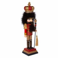 New ✨ Kurt S. Adler, Inc. Nutcrackers Kurt Adler 18 In. Hollywood Red And Gold Soldier Nutcracker 😉 -Nutcrackers Sales Store detailKSA3697