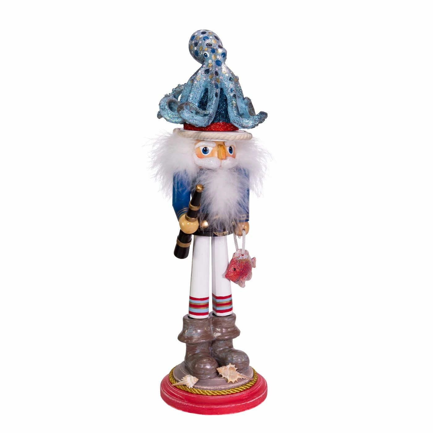 Wholesale ⭐ Kurt S. Adler, Inc. Nutcrackers Kurt Adler 18 In. Hollywood Octopus Hat Nutcracker ⭐ 4 Wholesale ⭐ Kurt S. Adler, Inc. Nutcrackers Kurt Adler 18 In. Hollywood Octopus Hat Nutcracker ⭐ - Image 2