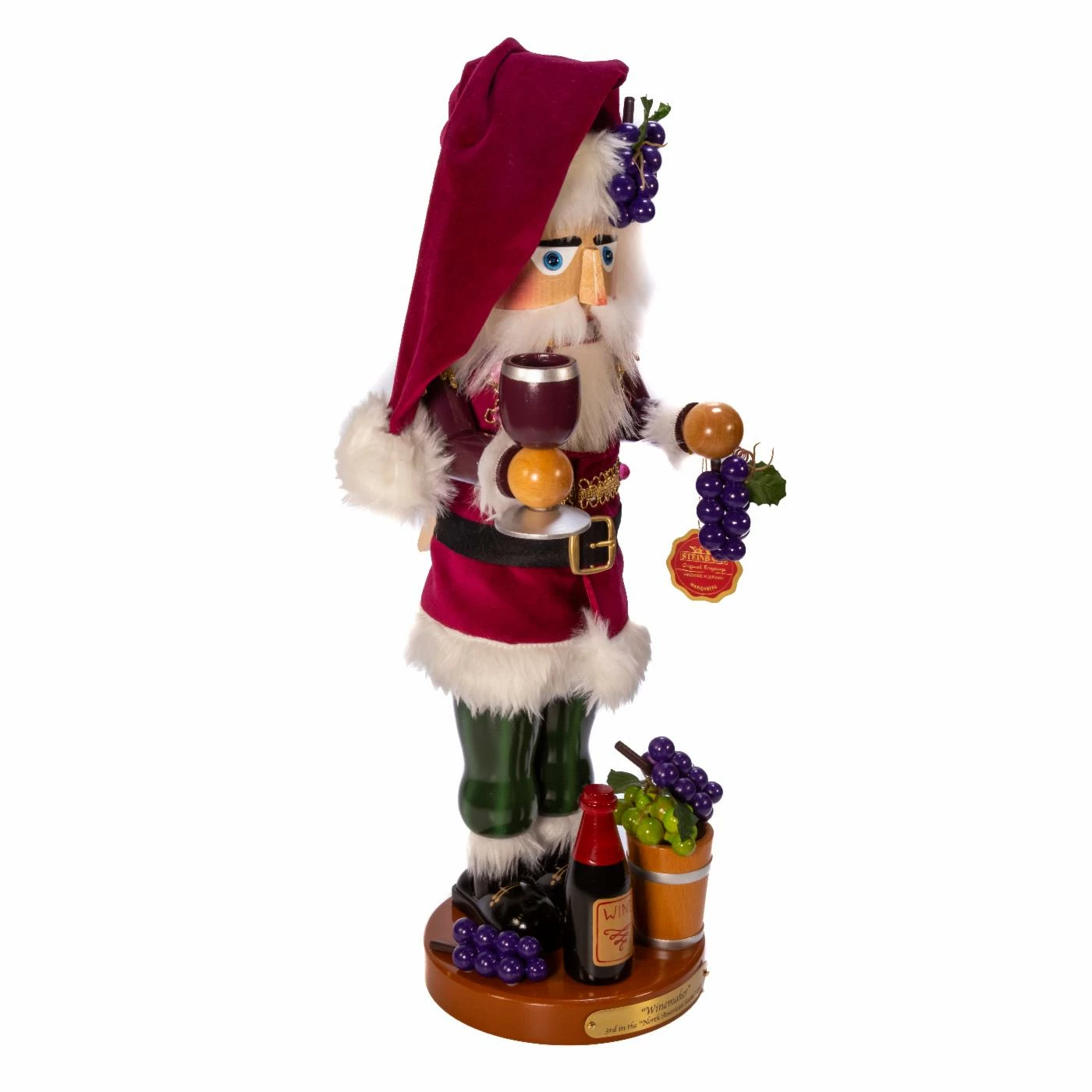 Cheap 🎉 Kurt S. Adler, Inc. Snowmen / Santas Nutcrackers Kurt Adler 18.25 In. Steinbach Winemaker Santa Nutcracker 👍 4 Cheap 🎉 Kurt S. Adler, Inc. Snowmen / Santas Nutcrackers Kurt Adler 18.25 In. Steinbach Winemaker Santa Nutcracker 👍 - Image 2