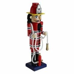 Top 10 😉 Nutcrackers Northlight 14 In. Nutcracker Fireman With Hose 🌟 -Nutcrackers Sales Store inuseGORD441