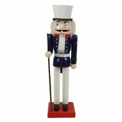 Outlet 🎉 Nutcrackers Northlight 14 In. Wooden Nutcracker Soldier In 👗 Dress Blues 👍