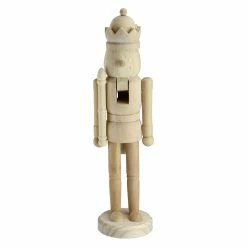 Cheapest 🔥 Nutcrackers Northlight Traditional Wooden DIY Unpainted Nutcracker 💯