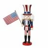 Flash Sale 🔥 Nutcrackers : Famous Historical Figures Kurt Adler Uncle Sam Nutcracker 🔥 -Nutcrackers Sales Store masterKSA1121