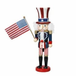 Flash Sale 🔥 Nutcrackers : Famous Historical Figures Kurt Adler Uncle Sam Nutcracker 🔥