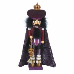 Deals 😀 Nutcrackers Kurt Adler Hollywood King Nutcracker - Purple 😀