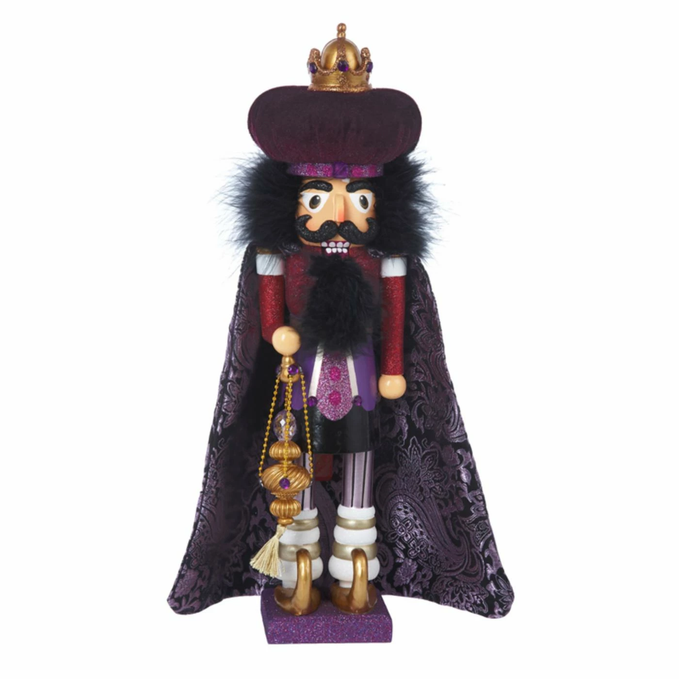 Deals ๐ Nutcrackers Kurt Adler Hollywood King Nutcracker - Purple ๐ 3 Deals ๐ Nutcrackers Kurt Adler Hollywood King Nutcracker - Purple ๐