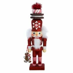Best deal 🥰 Kurt S Adler Nutcrackers Kurt Adler 12 In. Hollywood Red Gingerbread Nutcracker With Cookie Hat ✨