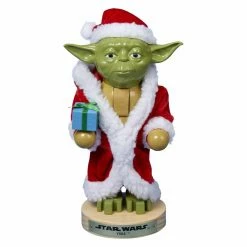 Deals 😍 Kurt S. Adler Movies / Shows Nutcrackers Kurt Adler 9 In. Yoda In Santa Robe Nutcracker 🎉