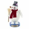 Outlet 🥰 Kurt S. Adler Snowmen / Santas Nutcrackers Kurt Adler 10 In. Wooden Frosty The Snowman Nutcracker 🎉 -Nutcrackers Sales Store masterKSA1960