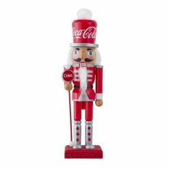 Flash Sale 👏 Nutcrackers Kurt Adler 10 In. Wooden Coca-Cola Nutcracker 🛒