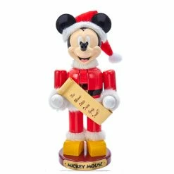 Wholesale 🧨 Disney Movies / Shows Nutcrackers Kurt Adler 10 In. Santa Mickey Mouse Nutcracker 🛒