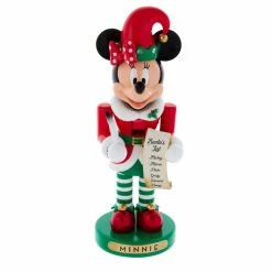 Discount 🎁 Movies / Shows Nutcrackers Kurt Adler 10 In. Disney Minnie The Elf Nutcracker 🔔