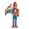 Cheap ✔️ Kurt S. Adler, Inc. Nutcrackers Kurt Adler 12 In. Wooden Gay Pride Nutcracker 😉 -Nutcrackers Sales Store masterKSA3651