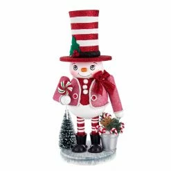 Discount โค๏ธ Kurt S. Adler, Inc. Snowmen / Santas Nutcrackers Kurt Adler 12 In. Hollywood Snowman Nutcracker ๐