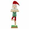Cheapest 🎁 Kurt S. Adler, Inc. Snowmen / Santas Nutcrackers Kurt Adler 15 In. Wooden Yoga Santa Nutcracker 😀 -Nutcrackers Sales Store masterKSA3666