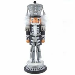 Wholesale 😀 Kurt S. Adler, Inc. Nutcrackers Kurt Adler 15 In. Hollywood Silver/Black Soldier Nutcracker ✔️