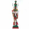 Brand new 🎉 Kurt S. Adler, Inc. Nutcrackers Kurt Adler 18 In. Hollywood Red And Green Leaves Hat Nutcracker ⭐