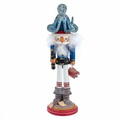 Wholesale ⭐ Kurt S. Adler, Inc. Nutcrackers Kurt Adler 18 In. Hollywood Octopus Hat Nutcracker ⭐