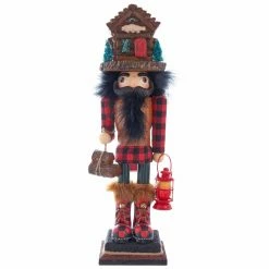 Best deal 😍 Kurt S. Adler, Inc. Nutcrackers Kurt Adler 18 In. Hollywood Lodge Nutcracker With Cabin Hat 👏