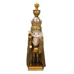 Best Pirce 😉 Kurt S. Adler, Inc. Nutcrackers Kurt Adler 36 In. Hollywood Gold King Nutcracker ✔️