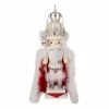 Discount 😍 Kurt S. Adler, Inc. Nutcrackers Kurt Adler 28 In. Hollywood White Ice King With Red Cape Nutcracker ✔️ -Nutcrackers Sales Store masterKSA3759