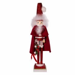 Flash Sale 💯 Kurt S. Adler, Inc. Nutcrackers Kurt Adler 20 In. Hollywood Red Skinny Nutcracker With Wreath 😍