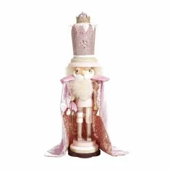 New 😍 Hollywood Nutcrackers Nutcrackers Kurt Adler 19 In. Hollywood™ Pink King Nutcracker 🎉
