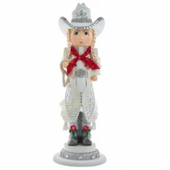 Cheap ⭐ Kurt S. Adler, Inc. Nutcrackers Kurt Adler 18 In. Hollywood Rhinestone Cowgirl Nutcracker ⌛