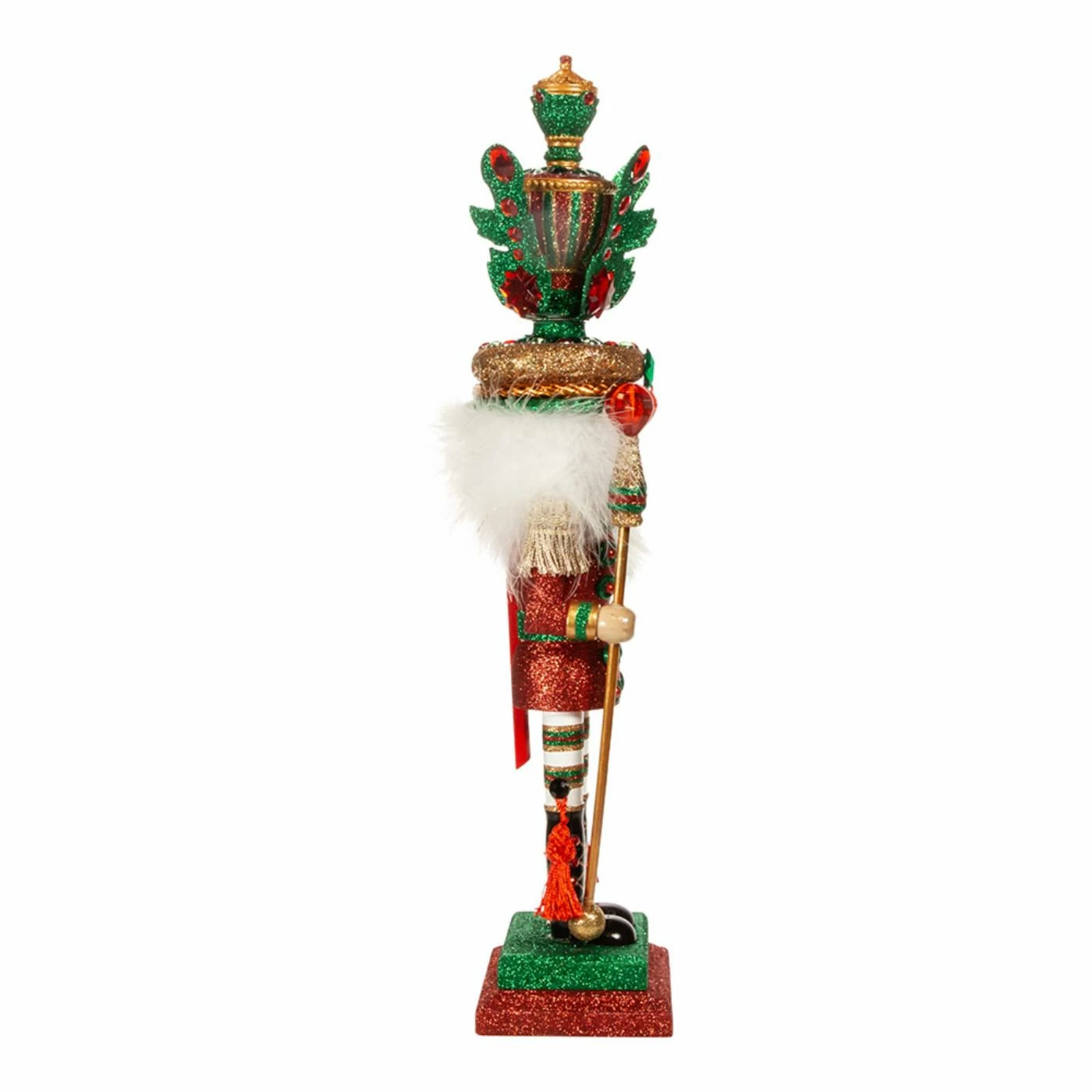 Brand new ๐ Kurt S. Adler, Inc. Nutcrackers Kurt Adler 18 In. Hollywood Red And Green Leaves Hat Nutcracker โญ 6 Brand new ๐ Kurt S. Adler, Inc. Nutcrackers Kurt Adler 18 In. Hollywood Red And Green Leaves Hat Nutcracker โญ - Image 4
