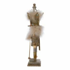 Top 10 😍 Kurt S. Adler, Inc. Nutcrackers Kurt Adler 16 In. Hollywood Platinum And Gold Glitter King Nutcracker 🧨 -Nutcrackers Sales Store scaleKSA3740